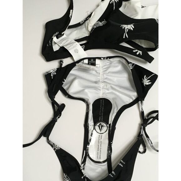 New. Volcom zebra and palm tree string bikini. - Picture 8 of 8